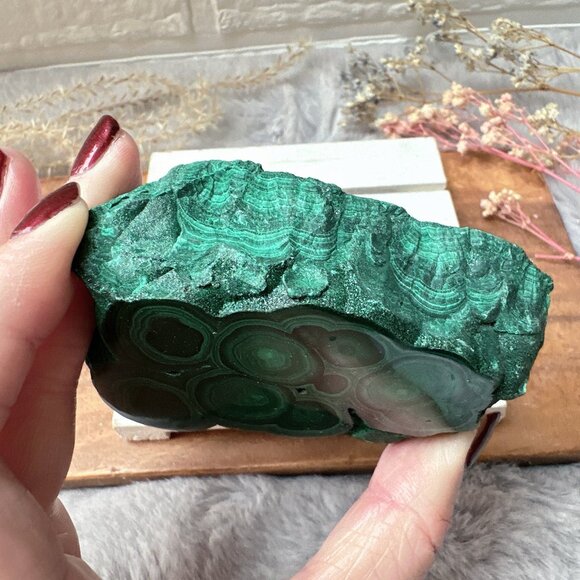 Beautiful Malachite Free Form | Malachite Specimen - Picture 5 of 8